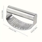 Stainless Steel Garlic Press and Mincer Kitchen Tool