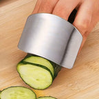 Heavy-Duty Stainless Steel Finger Guard Kitchen Safety Tool