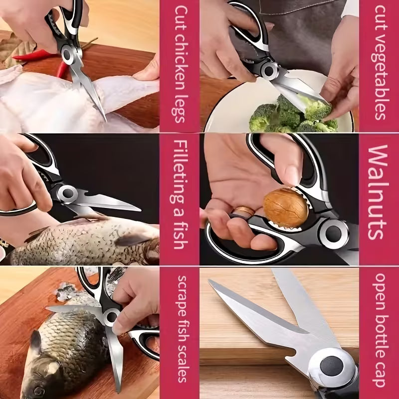Heavy Duty Stainless Steel Kitchen Scissors Poultry Shears