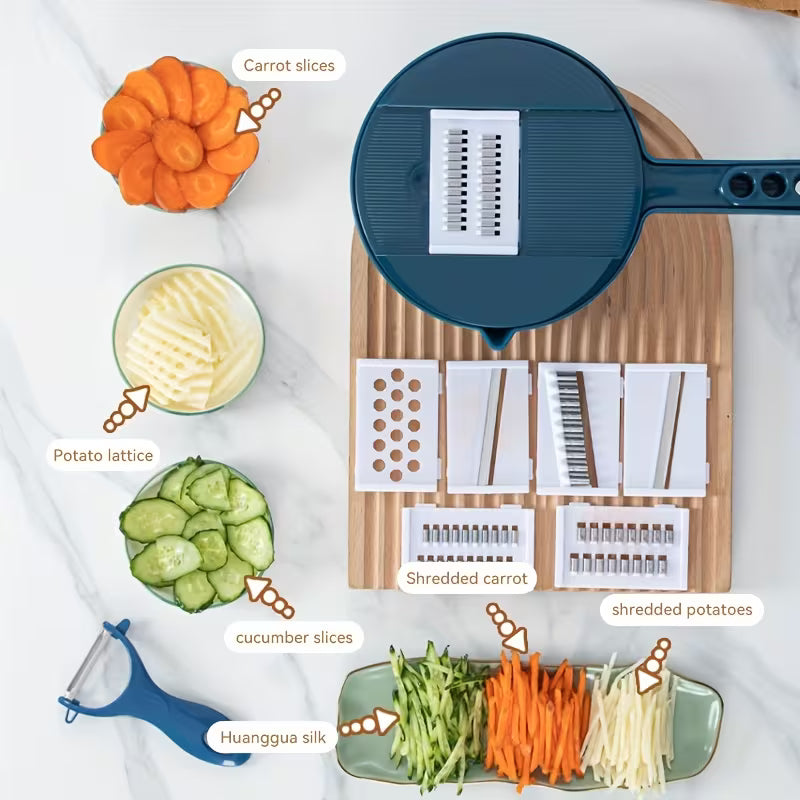12 in 1 Vegetable Chopper Grater and Julienne Slicer