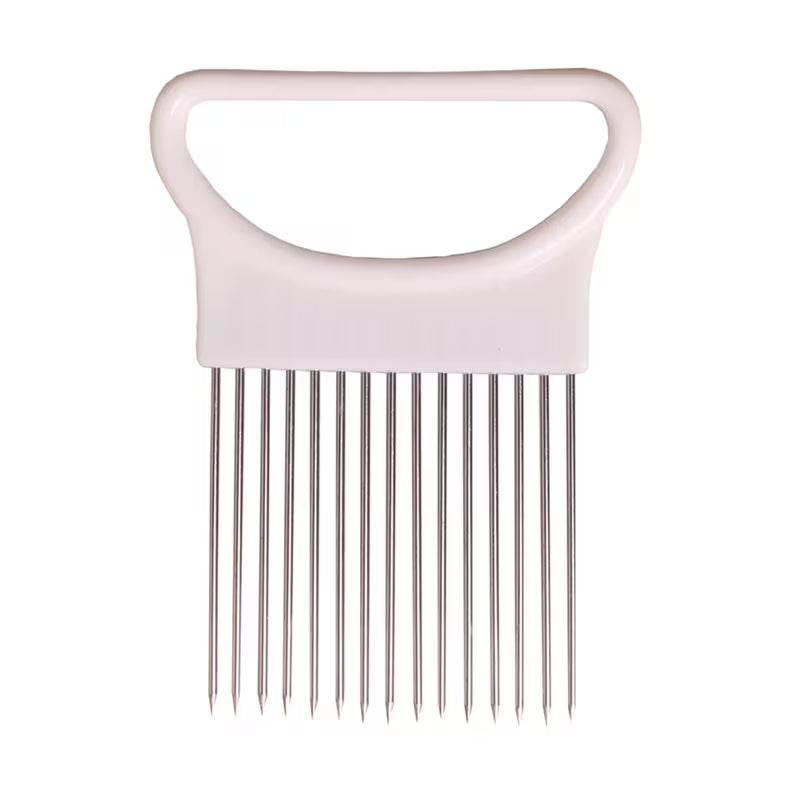 Stainless Steel Onion Holder Fork Vegetable Slicer Cutting Tool