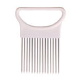 Stainless Steel Onion Holder Fork Vegetable Slicer Cutting Tool