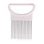 Stainless Steel Onion Holder Fork Vegetable Slicer Cutting Tool