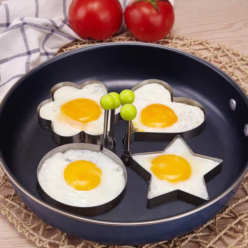 Stainless Steel Egg Ring Mold for Breakfast Cooking
