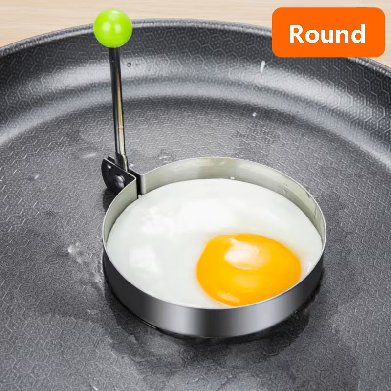 Stainless Steel Egg Ring Mold for Breakfast Cooking