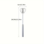Stainless Steel Hand Push Whisk and Milk Frother