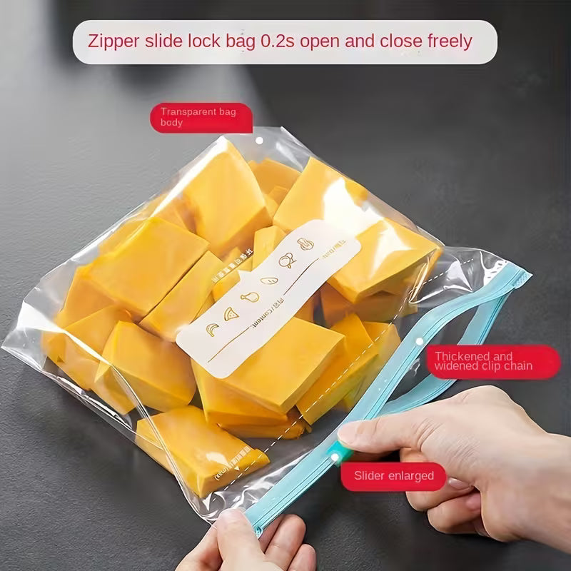 Reusable Leakproof Food Storage Bags for Freezer