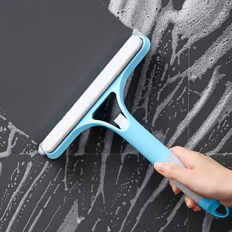 3 in 1 Window Squeegee Brush and Microfiber Cleaning Tool