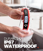 Digital Instant Read Meat Thermometer for Grilling BBQ