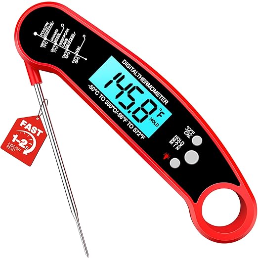 Digital Instant Read Meat Thermometer for Grilling BBQ