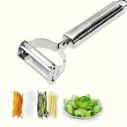 Stainless Steel Vegetable Peeler and Julienne Slicer Tool