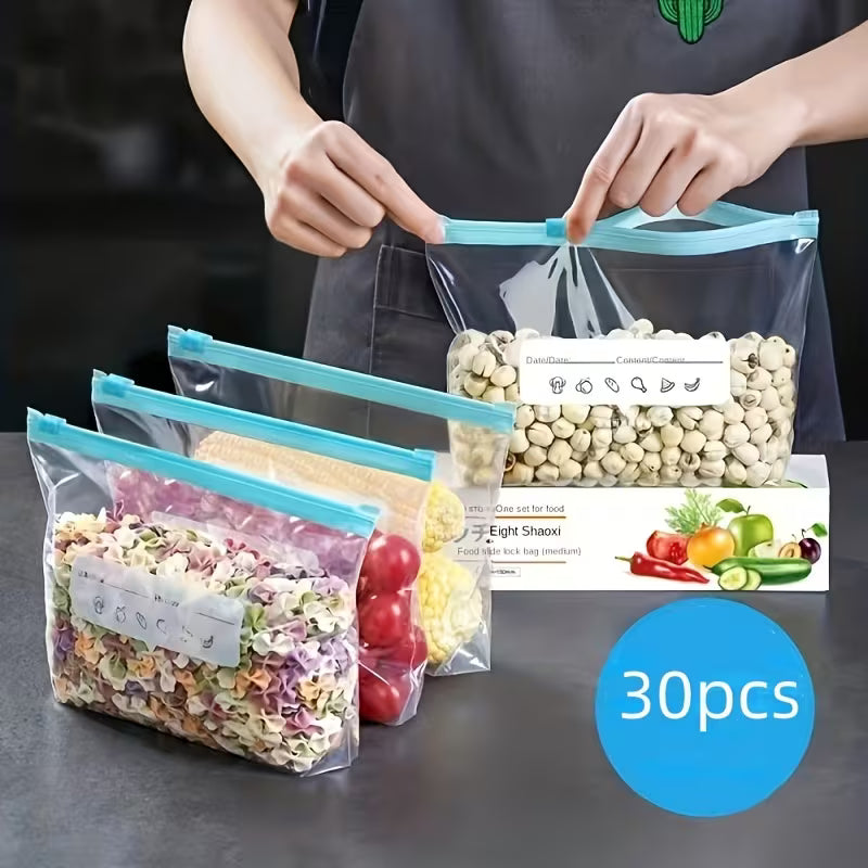 Reusable Leakproof Food Storage Bags for Freezer