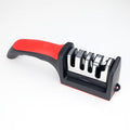 4-Stage Professional Knife Sharpener with Non-Slip Handle