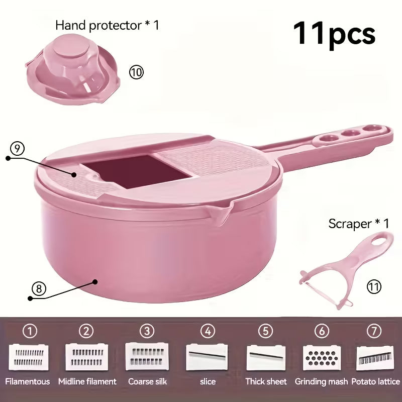 12 in 1 Vegetable Chopper Grater and Julienne Slicer