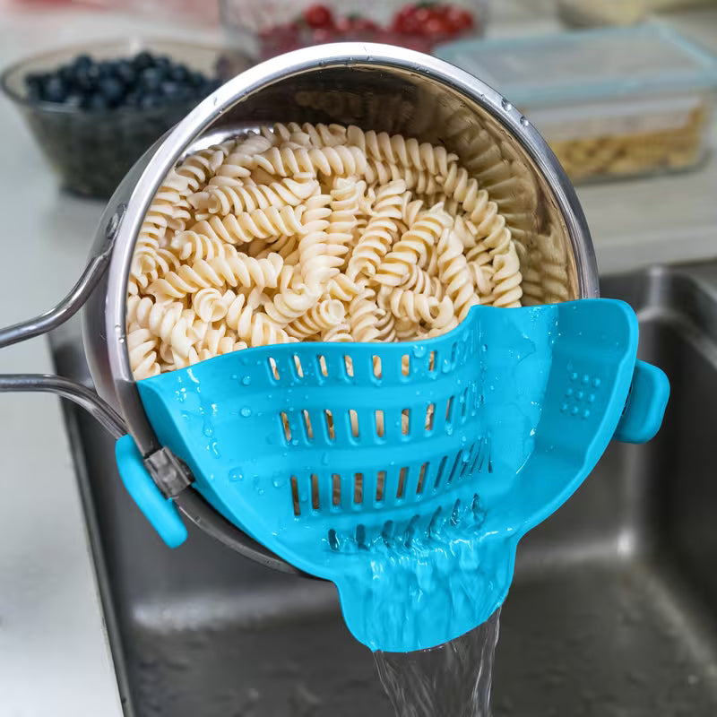 Clip On Strainer Colander for Pots and Pans