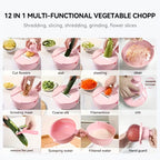 12 in 1 Vegetable Chopper Grater and Julienne Slicer