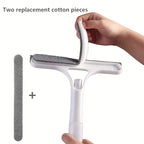 3 in 1 Window Squeegee Brush and Microfiber Cleaning Tool