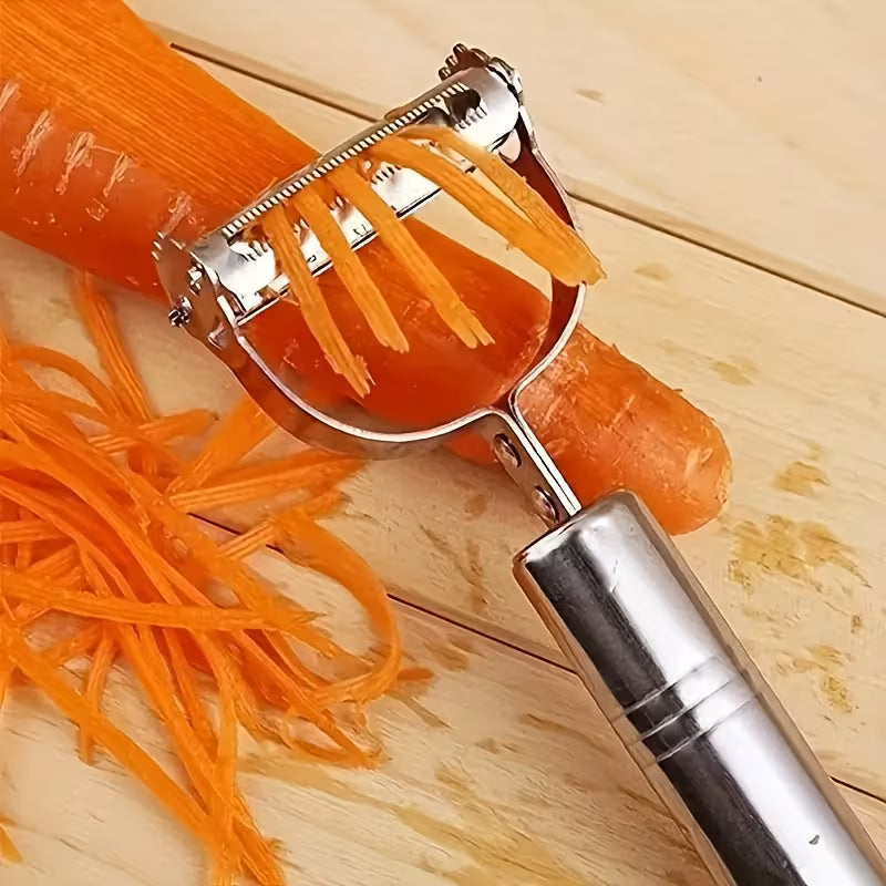 Stainless Steel Vegetable Peeler and Julienne Slicer Tool