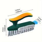 2 in 1 Gap Cleaning Brush Scraper Bathroom Floor Toilet