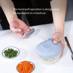 Manual Garlic Press and Vegetable Chopper Kitchen Gadget