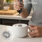 Rechargeable Handheld Milk Frother Electric Whisk Kitchen Tool